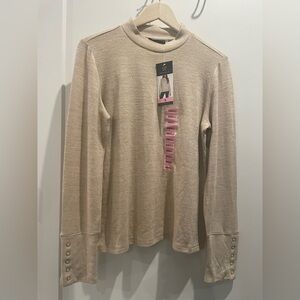 Rafaella Tan Long Sleeve Top